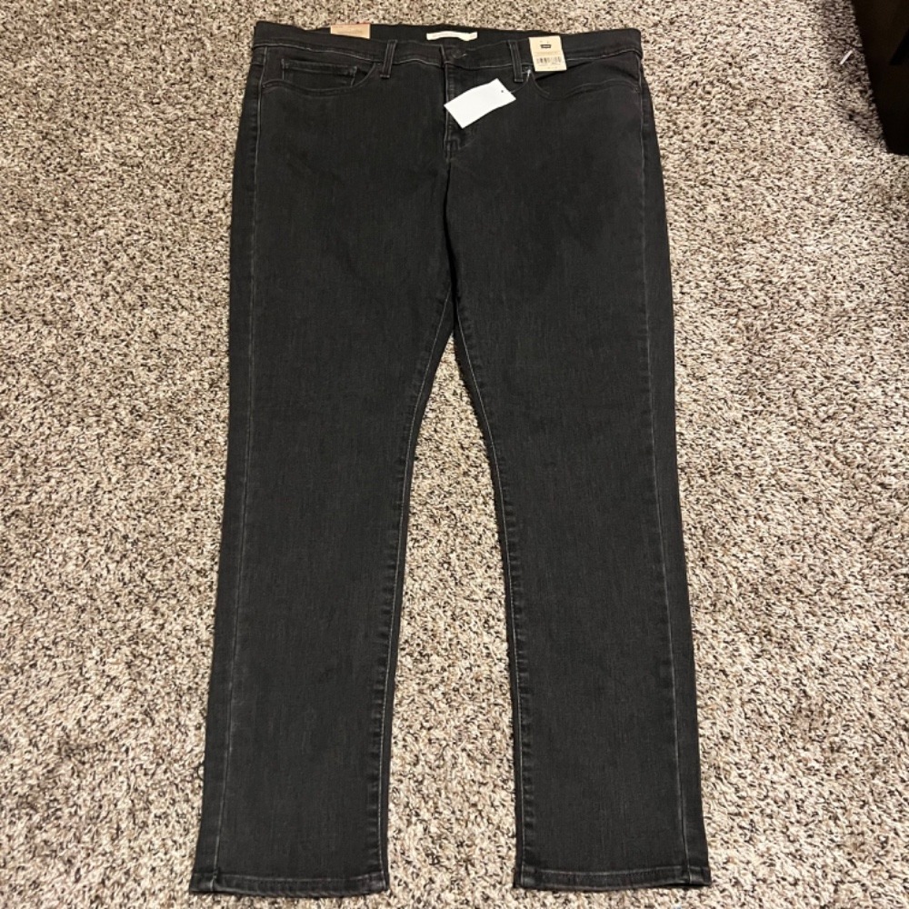Levi's 311 Shaping Skinny Jeans Black Denim Comfort‎ Stretch Size 34x30